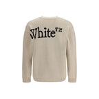 Beige Cotton Sweatshirt