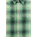 Bicolor Cotton Pattern Shirt