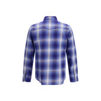 Blue Cotton Pattern Shirt