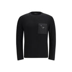 Black Fleece Wool Sweatshirt