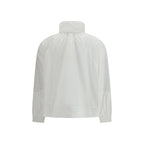White Polyester Shell Jacket