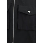 Black Polyester Shell Jacket