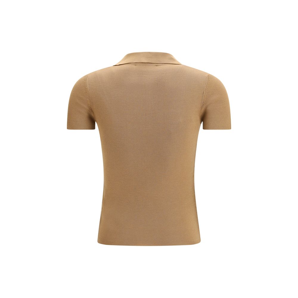 Beige Fleece Wool Pattern Shirt