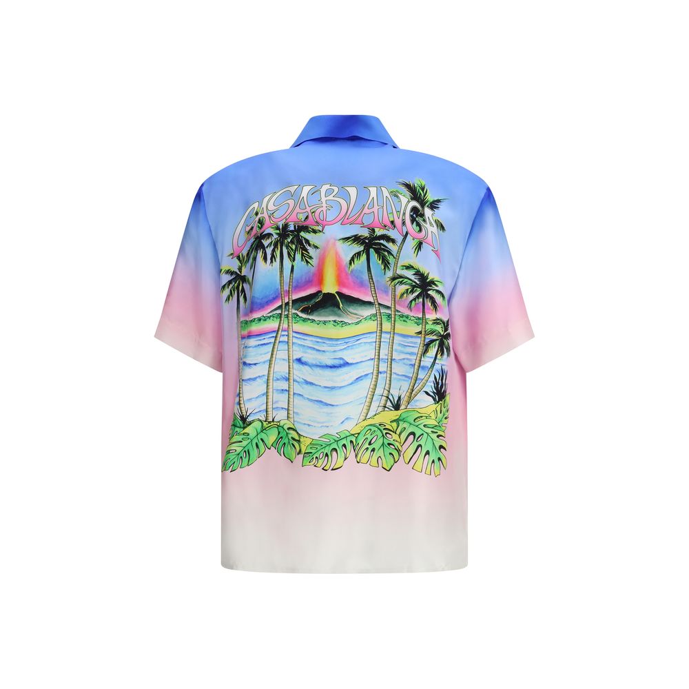 Multicolor Silk Pattern Shirt