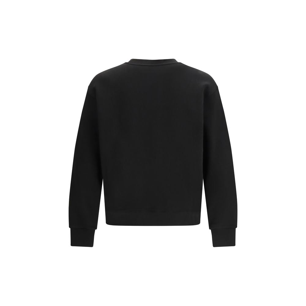 Black Cotton Sweatshirt