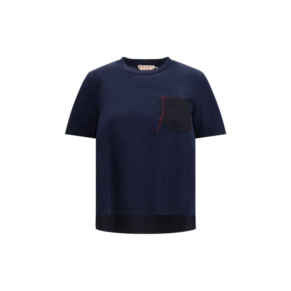 Blue Cotton T-Shirt