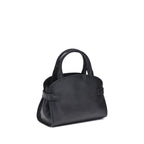 Black Calf Leather Bos Taurus Handbag