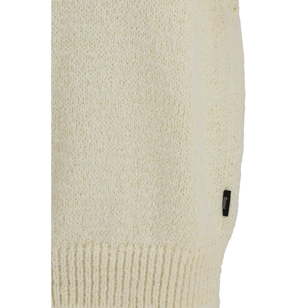 Beige Cotton Sweatshirt