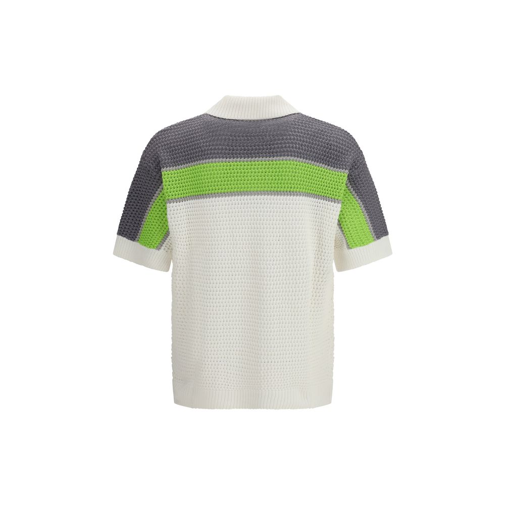 White Cotton Pattern Shirt