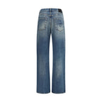 Blue Cotton Jeans Denim