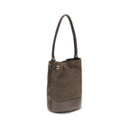 Brown Calf Leather Bos Taurus Backet Bag