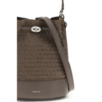 Brown Calf Leather Bos Taurus Backet Bag