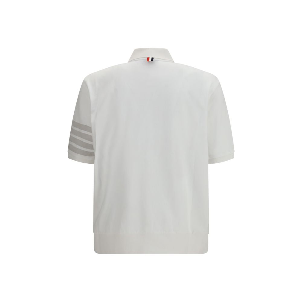 White Cotton Polo Shirt