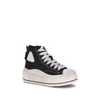 Black Polyethylene High Top Sneakers