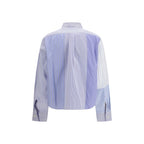 Blue Cotton Pattern Shirt