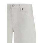 White Cotton Jeans Denim
