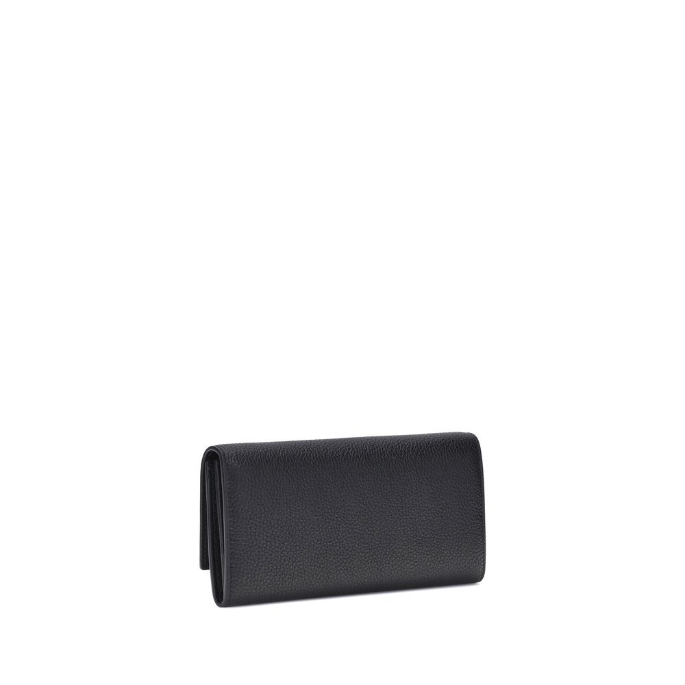 Black Calf Leather Bos Taurus Wallet