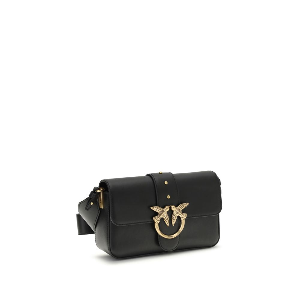 Black Calf Leather Bos Taurus Shoulder Bag