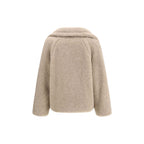 Beige Alpaca Vicugna Pacos Coat