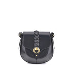 Black Calf Leather Bos Taurus Shoulder Bag