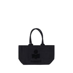 Black Cotton Shoulder Bag