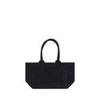 Black Cotton Shoulder Bag