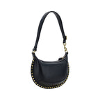 Black Calf Leather Bos Taurus Shoulder Bag