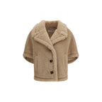 Beige Alpaca Vicugna Pacos Coat