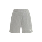 Gray Cotton Bermuda Shorts