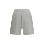 Gray Cotton Bermuda Shorts