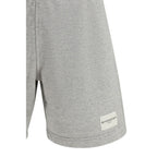 Gray Cotton Bermuda Shorts