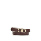 Brown Calf Leather Bos Taurus Thin Belt