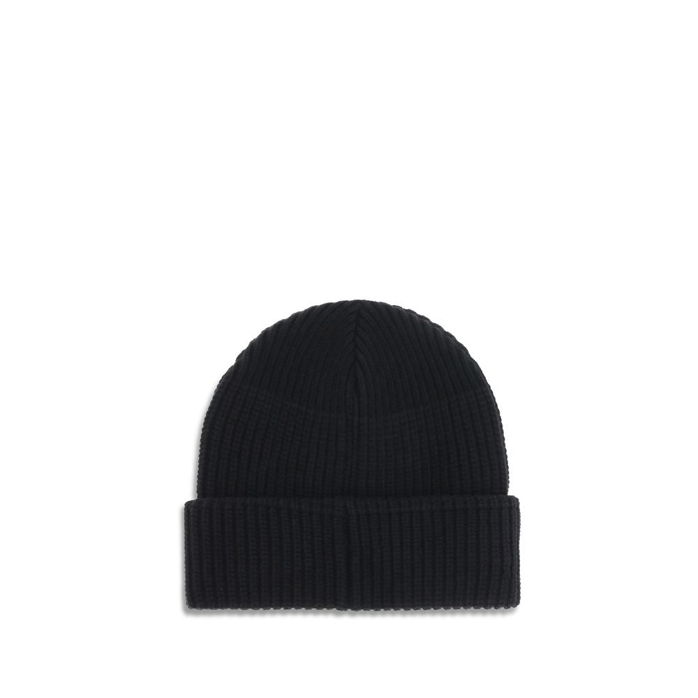 Black Wool Beanie