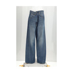 Blue Cotton Relaxed Fit Jeans