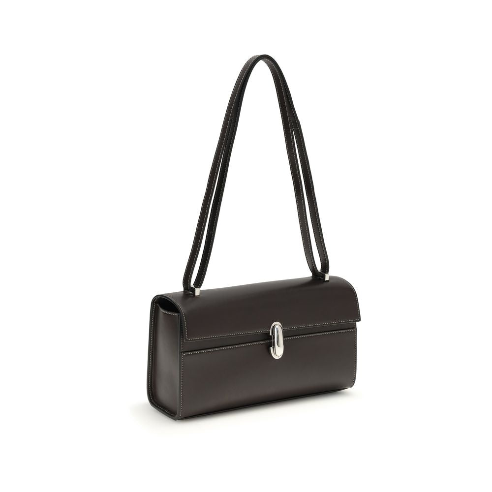 Black Calf Leather Bos Taurus Shoulder Bag
