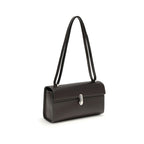 Black Calf Leather Bos Taurus Shoulder Bag