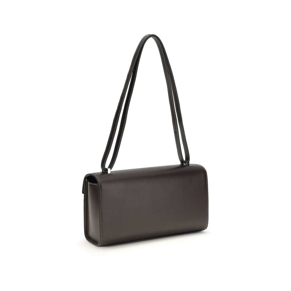 Black Calf Leather Bos Taurus Shoulder Bag