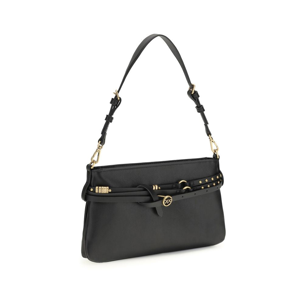 Black Calf Leather Bos Taurus Shoulder Bag