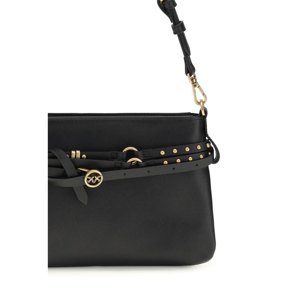 Black Calf Leather Bos Taurus Shoulder Bag
