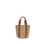 Beige Raffia Handbag