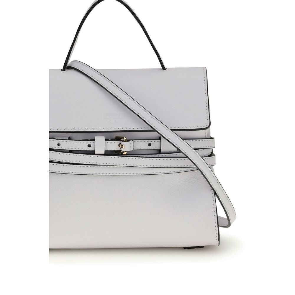 White Calf Leather Bos Taurus Handbag