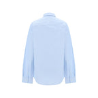 Blue Cotton Dress Shirt