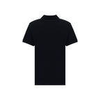 Black Cotton Polo Shirt