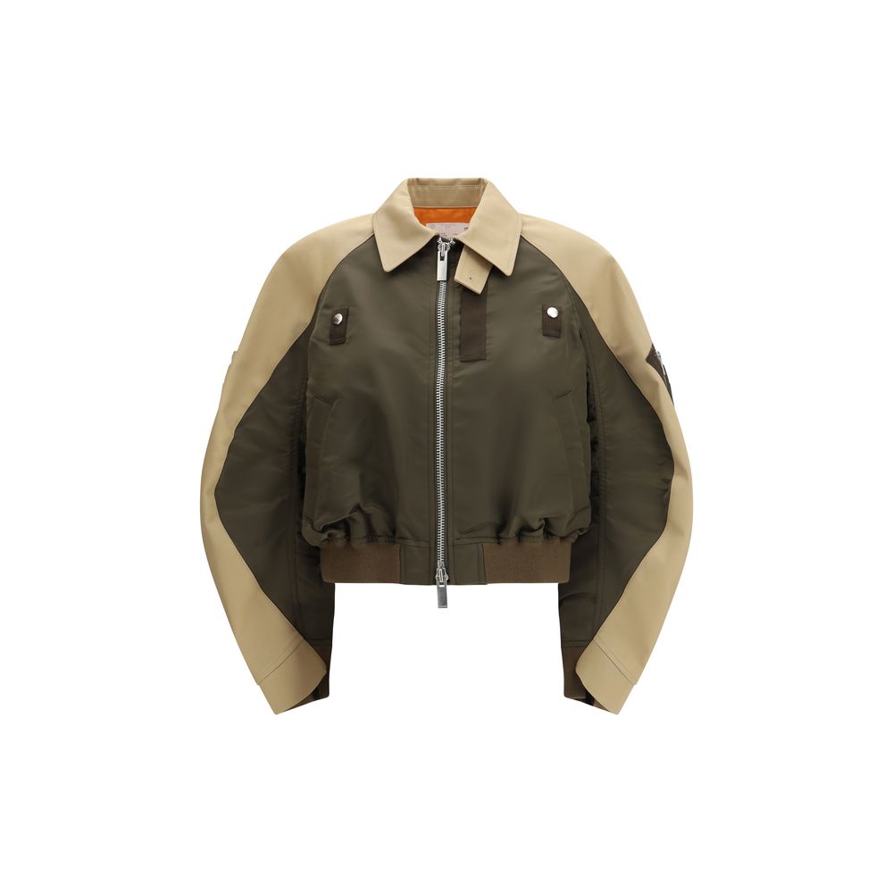 Bicolor Cotton Bomber