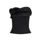 Black Wool Tank Tops