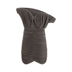 Brown Copper Casual Dress