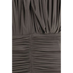 Brown Copper Casual Dress