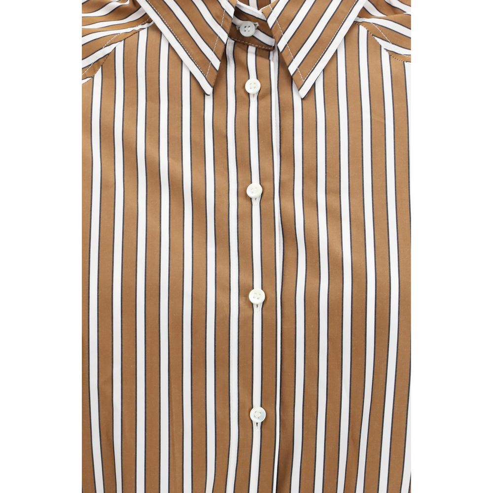 Brown Cotton Shirt