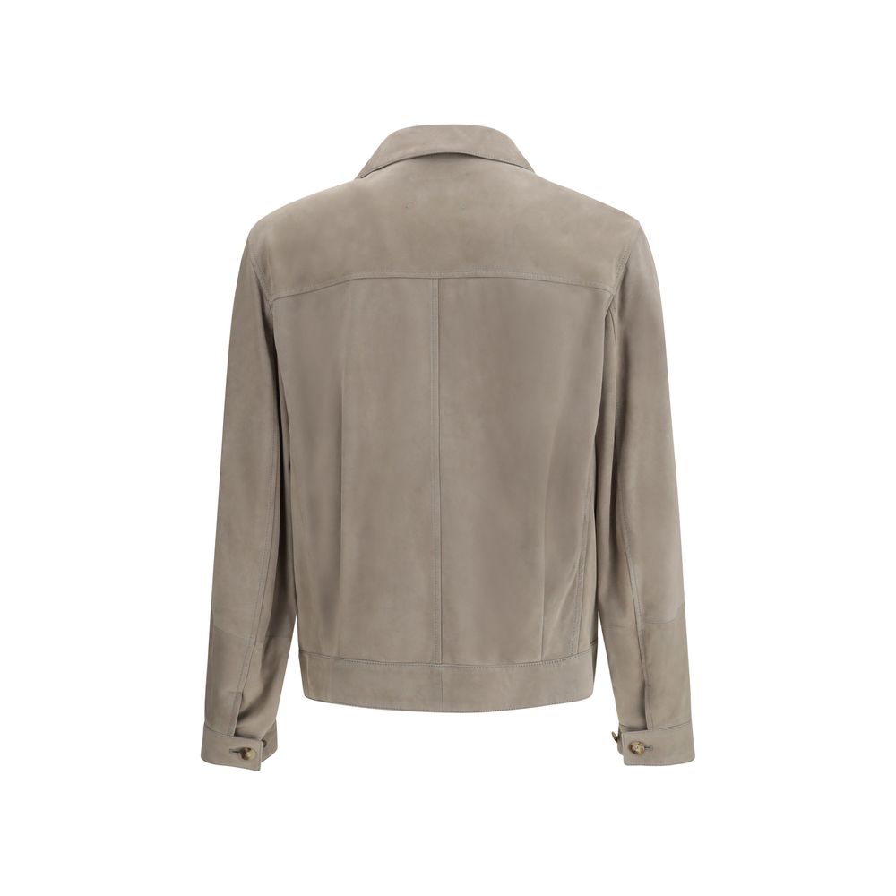 Bicolor Calf Leather Bos Taurus Clothing
