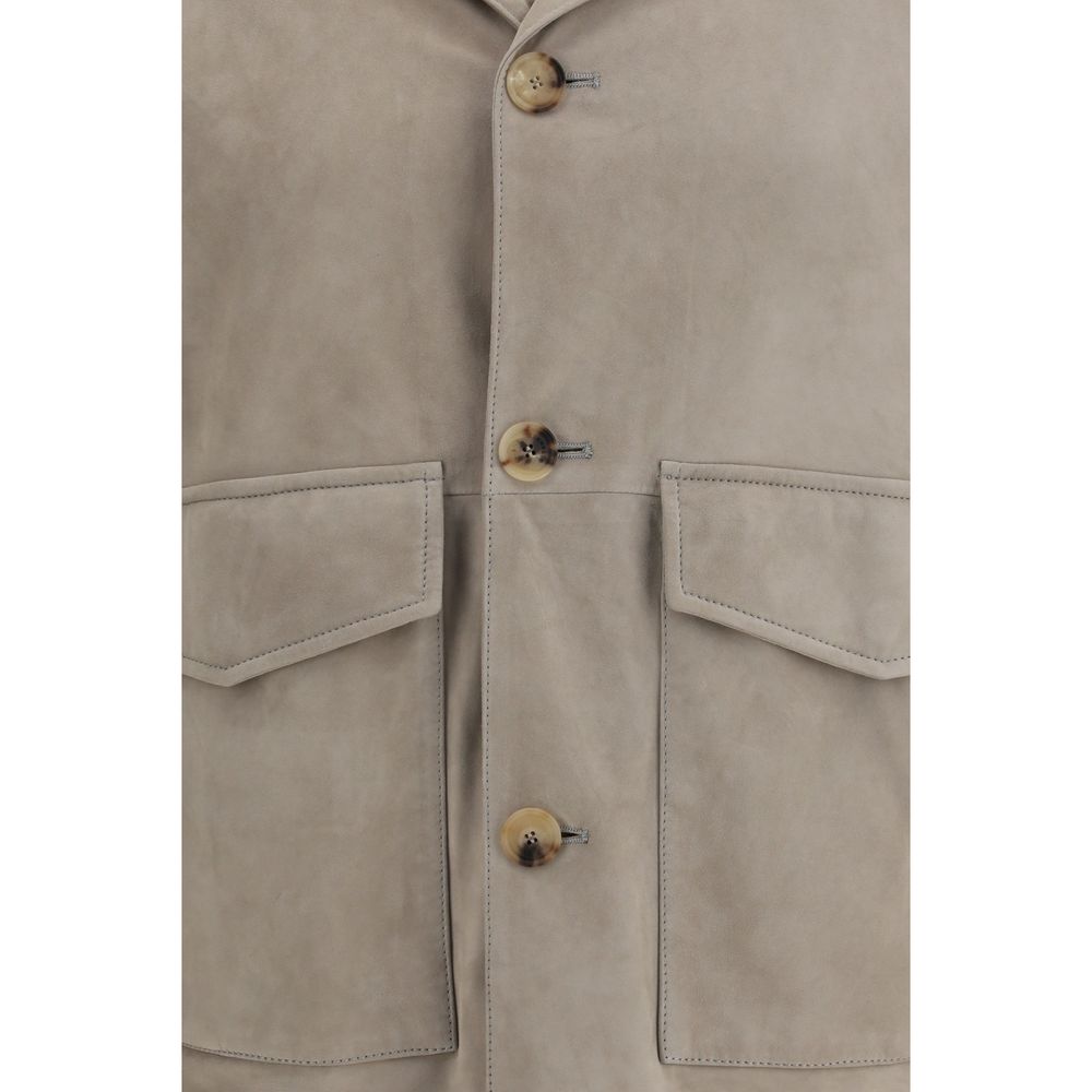 Bicolor Calf Leather Bos Taurus Clothing